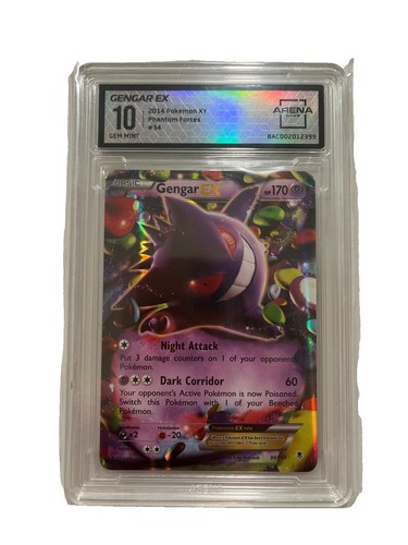Pokemon M Gengar EX XY Phantom Forces Holo Ultra Rare #121 PSA 7