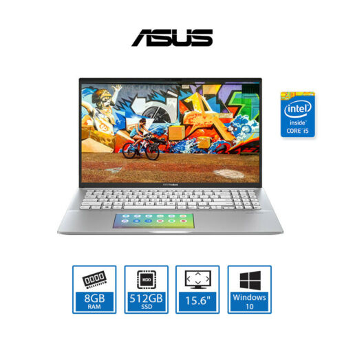 ASUS VivoBook S532FA-BQ064T 15.6" Laptop i5 8GB RAM 32GB+512GB SSD Silver | #C - Picture 1 of 9