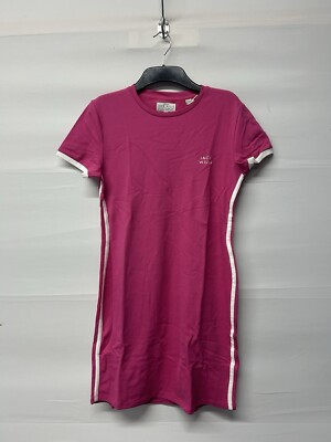 Women's Jack Wills Pink T-Shirt Dress Size 12 Brand New UK