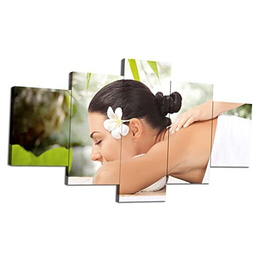 Massage Spa Poster Wall Art Massage Pictures Wall Decor 60''Wx32''H Artwork-21