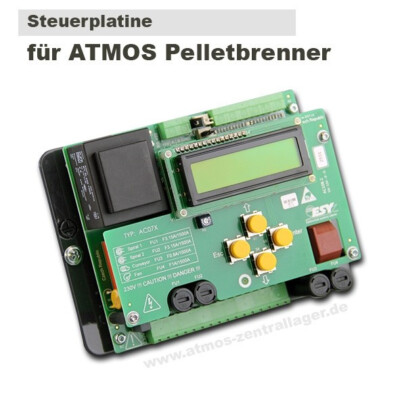 Original ATMOS Steuerplatine H0222 für Pelletkessel A25, A25GSP, A45 und A85