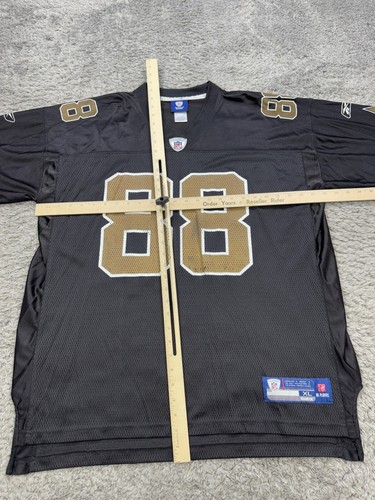 New Orleans Saints Jersey Men XL Jeremy Shockey #88 Reebok On Field NFL Black - Picture 5 of 12