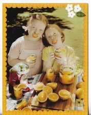 NEW LEANIN TREE Birthday Card 4.25x5.5 Two Girls - Orange You Just the Best 