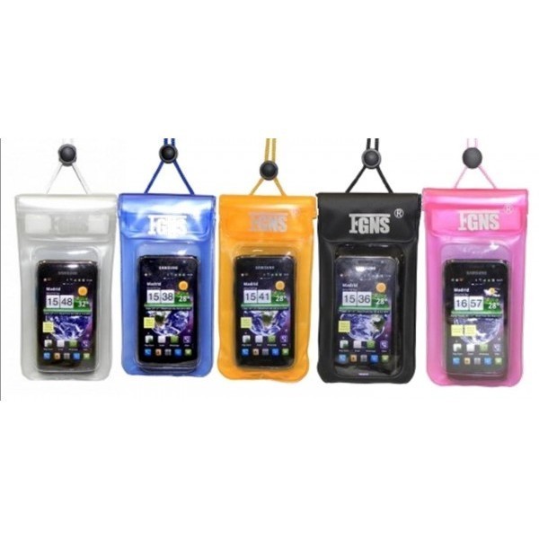 Funda Bolsa Impermeable y Sumergible de PVC para Movil Camara varios Colores