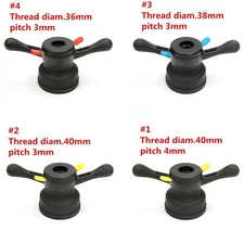 36/38/40mm Thread 3mm/4mm Wheel Balancer Quick Release Hub Wing Nut Tire Tool