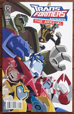 TRANSFORMERS ANIMATED: THE ARRIVAL #1, IDW PUBLISHING, AUGUST 2008, VF