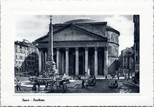 postcard Rome, Italy - Pantheon 