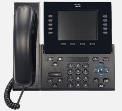 Cisco CP-9951-C-K9 SIP Phone, No Camera, No AC Power, Requires POE Cisco Refresh