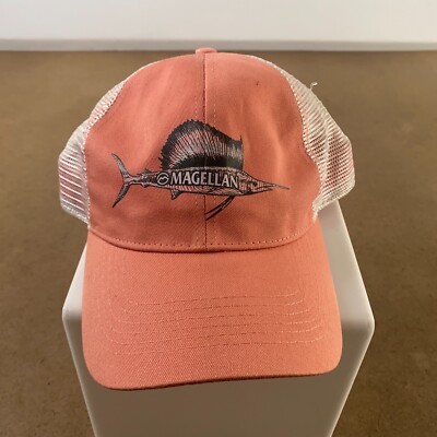 Magellan Adult One Size Coral Mesh Strapback Cap New