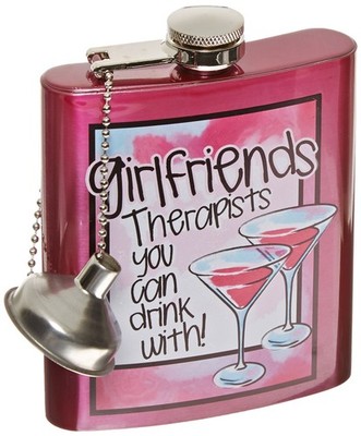 Spoontiques Hip Flask, ''Girlfriends''