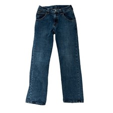 Boys Wrangler Adjustable Jeans - 5SCBWE2 - Size 12 Reg Bootcut, 27 Inseam