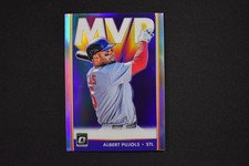 2019 Donruss Optic Albert Pujols MVP Holo Prizm #MVP-10 St. Louis Cardinals