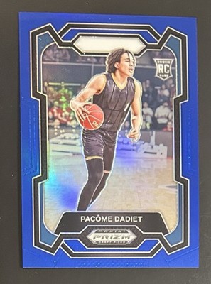2024 Panini Prizm Draft Picks Blue 97/199 Pacome Dadiet RC #81