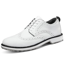 Men's Non-slip Golf Shoes for Training Business Outdoor Activities White Sneaker