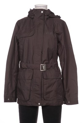 Jack Wolfskin Jacke Damen Anorak Jacket Kurzmantel Gr. M Grau #ef56lot