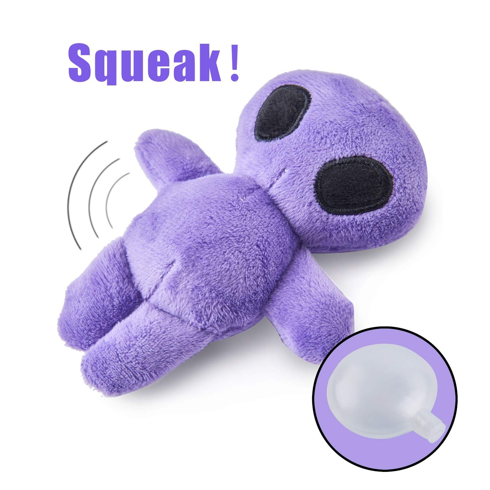 Jouet interactif pour chien cache-cache en peluche couineuse - 4