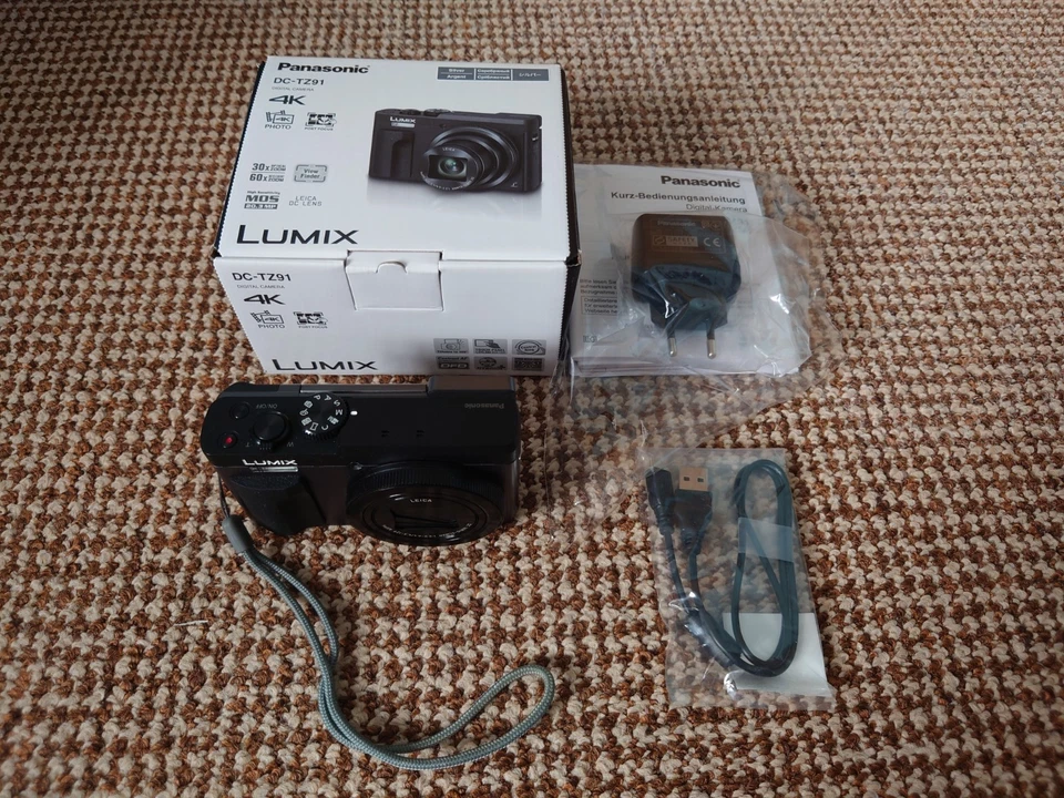 Panasonic LUMIX DC-TZ91 / DC-ZS70 20.3MP Digitalkamera - Silber, Foto 1 von 5