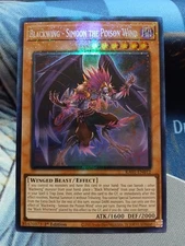 Yugioh Blackwing - Simoon the Poison Wind Collector's Rare RA01-EN012 1st NM