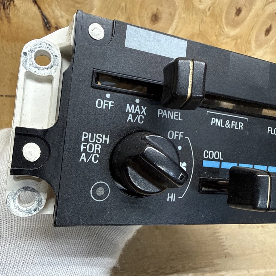 1993 - 1994 Ford Ranger Heater A/C Climate Control Panel *Factory AC* Foto 2 de 4
