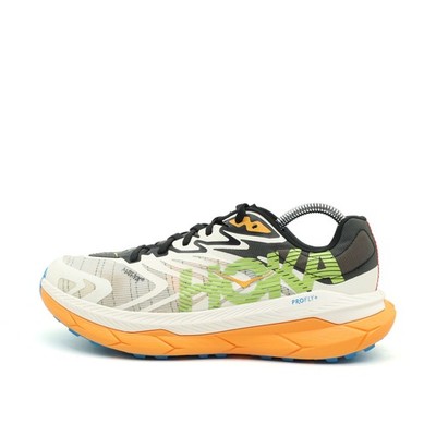 Hoka One Herren Tecton X 2 Sneaker Weiß/Orange/Schwarz Mesh Laufschuhe EU 42 2/3