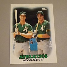 Mark McGwire and Dave Stewart 