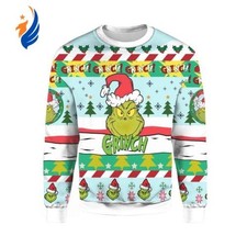 Grinches 2025 Ugly Christmas Sweater Knitted Sweater