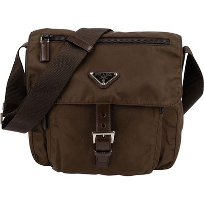 Prada Tessuto Triangle Messenger Crossbody Bag Tasche