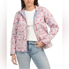 Bagatelle Prism Stem Floral Printed Quilted J...