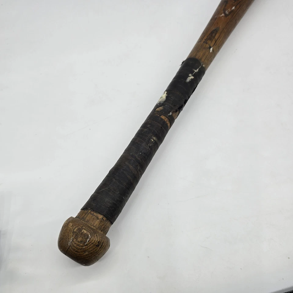 Vintage Spalding Mushroom Baseball 34" Bat Wooden Antique Late 1800s Early 1900s - Image 2 of 4