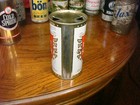 LONE STAR BEER BLUE BEER VARIATION FLAT TOP BEER CAN LONE STAR SAN ANTONIO TEXAS — photo 4