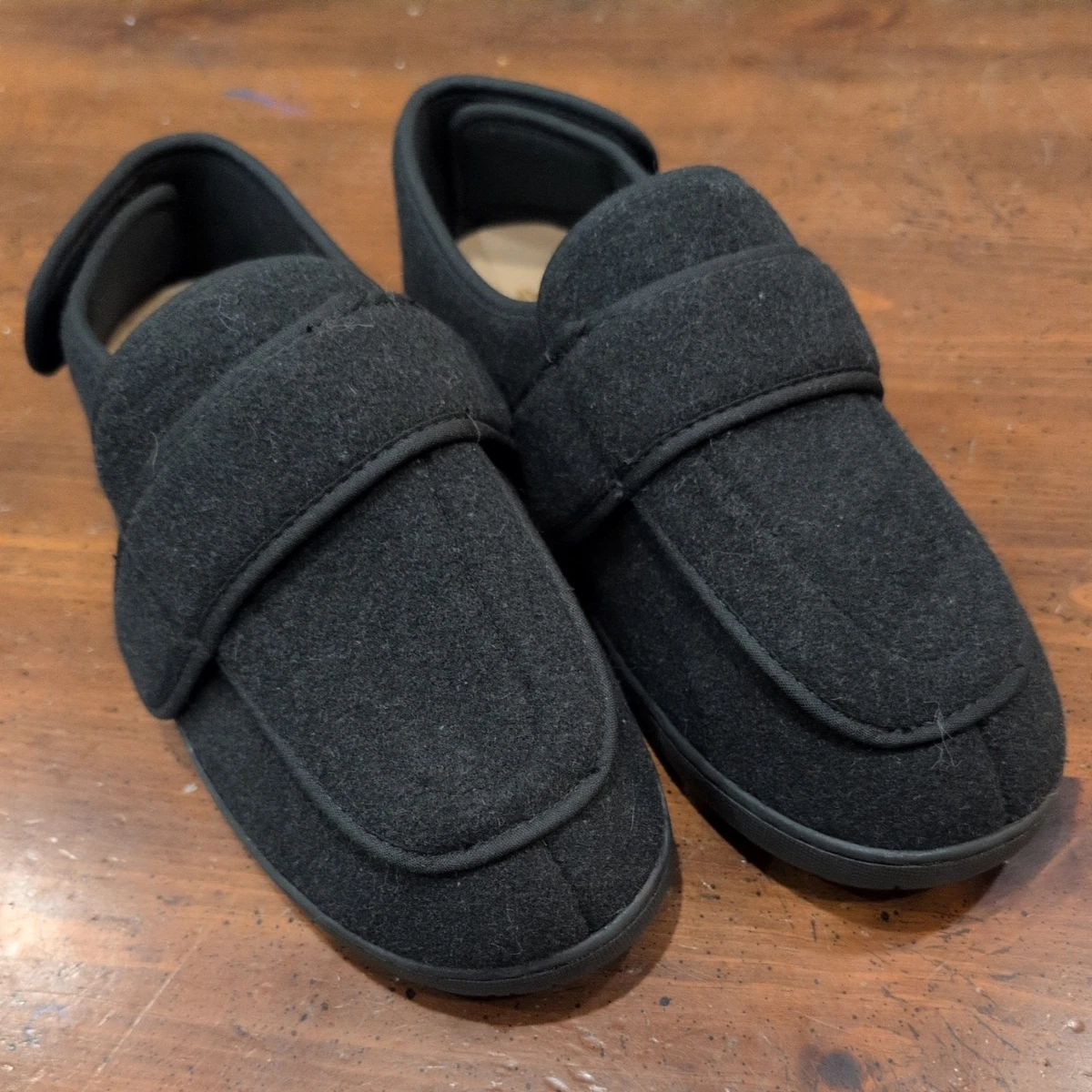 Foamtreads Black Slippers for Men for sale | eBay display picture 3