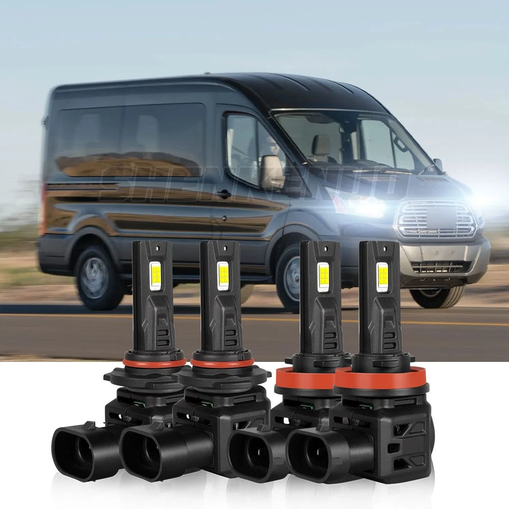 For 2015-2025 Ford Transit-150 250 350 10000K LED Light Bulbs Super Bright White