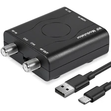 HDMI to RF Modulator, HDM61 VHF HDMI to RF Converter Adapter for TV NTSC Form...