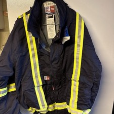 Big Bill FR HI-VIS  Flame Resident Quilted Parka Men's Jacket Sz Xl Tall NWT
