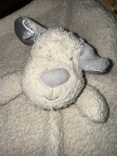 Kellytoy Tan Puppy Dog Plush Lovey Rattle Soft Security Blanket Well Loved