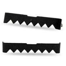 Large No Nail Sawtooth Picture Hangers - Black Plated 10-Pack