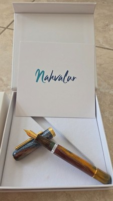 Nahvalur (Narwhal) Decade in the Desert Fountain Pen (Desert Skies, Fine Nib)