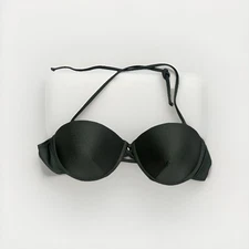 Tinibikini Swimwear Olive Green Bathing Suit Top Size Medium NWT