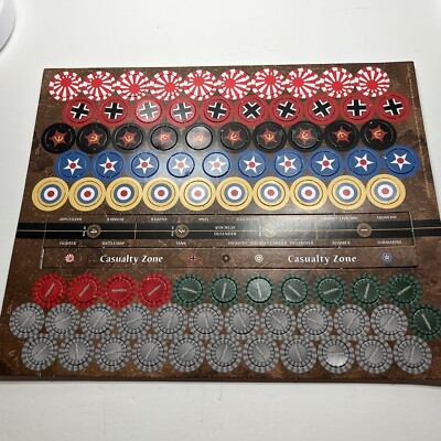 Axis & Allies 1941 Token Set Wizards Of The Coast