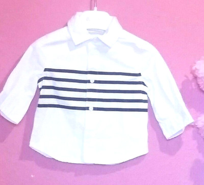 BABY JUNGE GESTREIFTES LANGARMSHIRT (GRÖSSE 6-9 MONATE) 