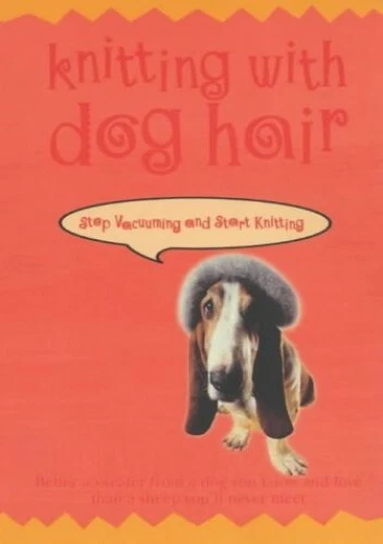 Knitting with dog clearance hair