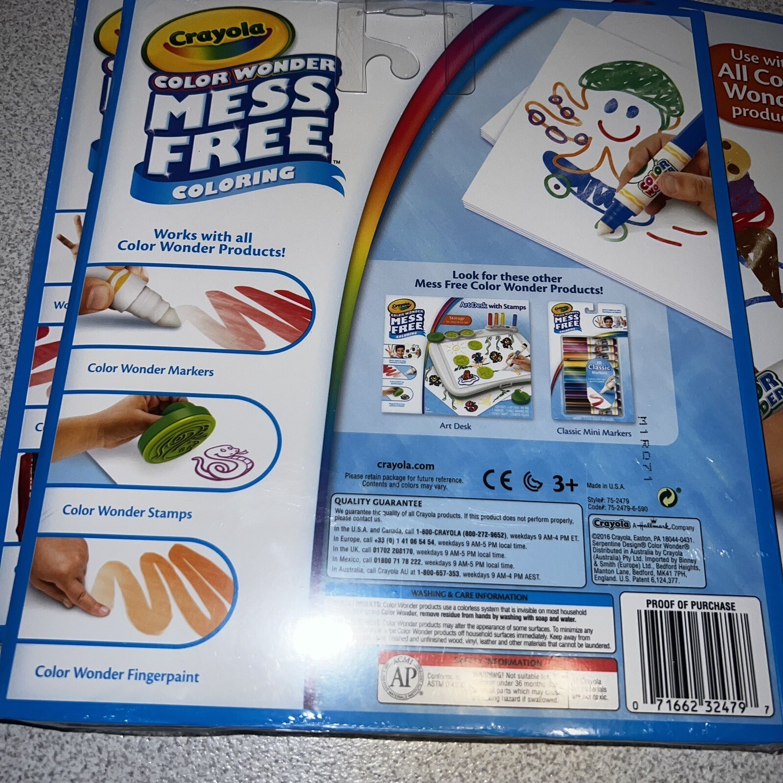 Crayola Color Wonder Drawing Paper, 30 Sheets, Mess Free Playing Time, 3 Pads