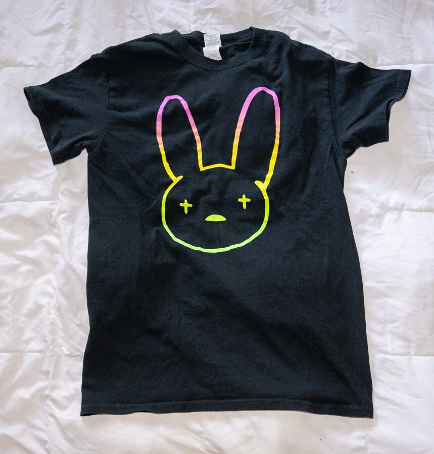 RARE Bad Bunny 2018 U.S. Tour La Nueva Religión PT II Shirt Size