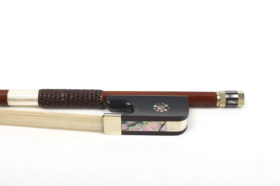 Advanced 4/4 Cello Bow Brazilwood Great Balance Nice Shell inlaid AAA Horse Tail - Image 4 of 4