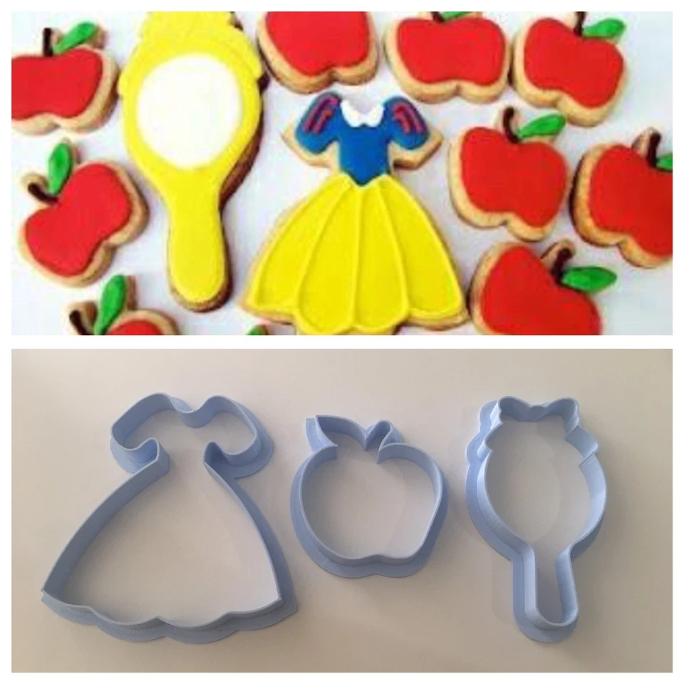 Formine Biancaneve Formina Biscotti Mela Specchio Abito