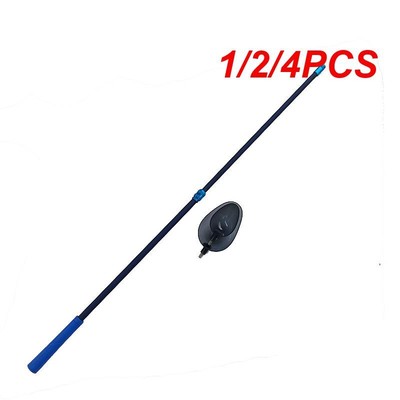 1/2/4PCS 88cm Baiting Throwing Spoon With Handle Metal Throw Stick Carp Fishing