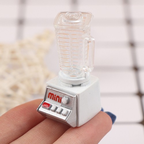Mini Juicer Resin Dollhouse Miniature Decor Simulation Drink Model.P1 W