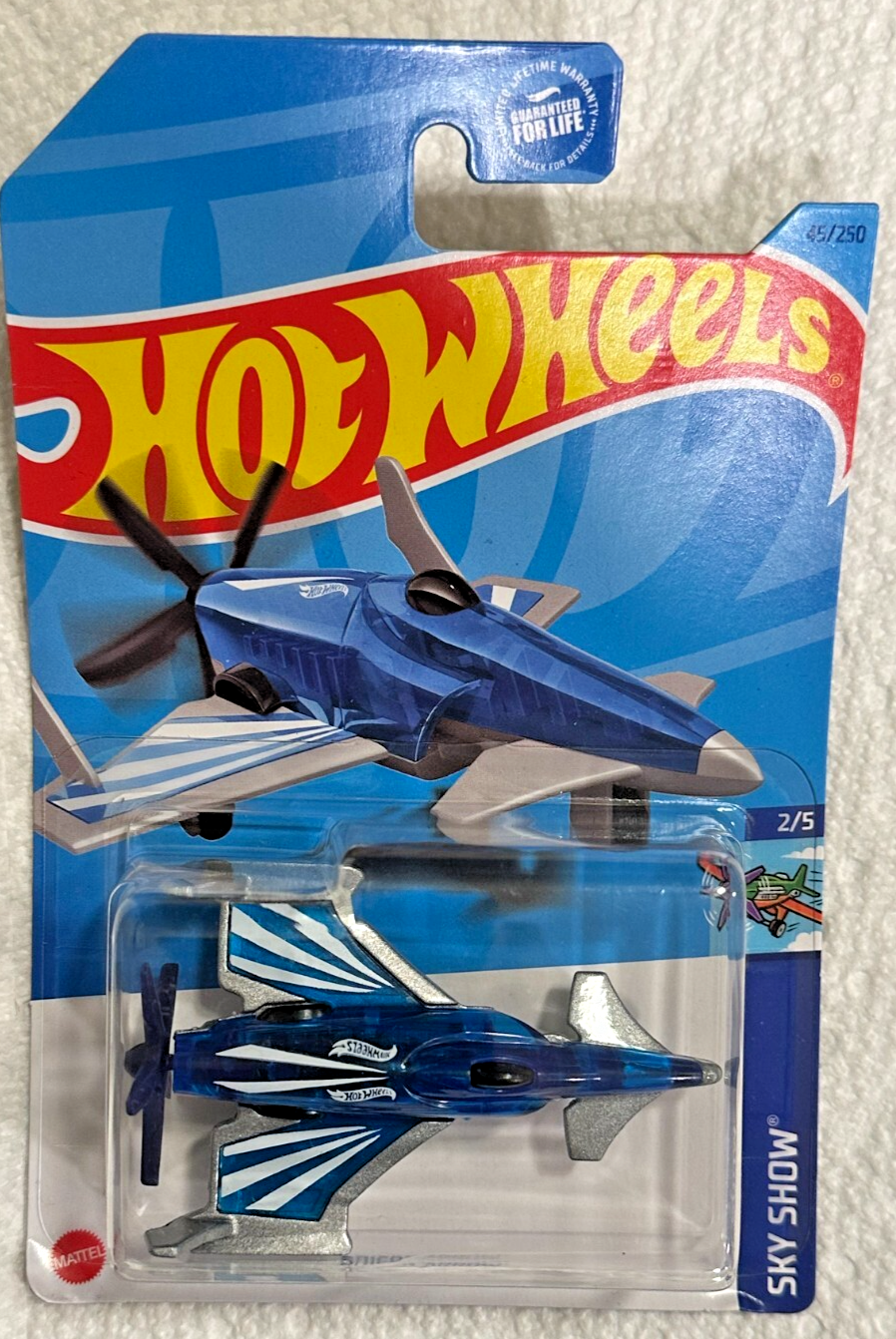 Hot Wheels Poison Arrow Airplane 2/5, 45/250 HW SKY SHOW Factory Sealed New!