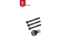 RAM Mounts Motorcycle Base Ball for Motorcycle Handlebars - M8 Bolts, B Ball (1"