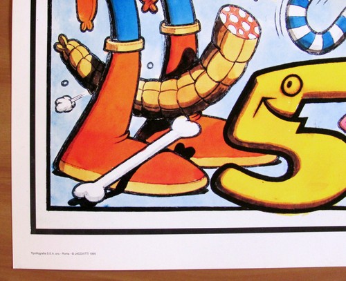 JACOVITTI - COCCO BILL - Jacovitti Club 1995 - Affiche 50x70 - ÉTAT NEUF - Photo 2/3